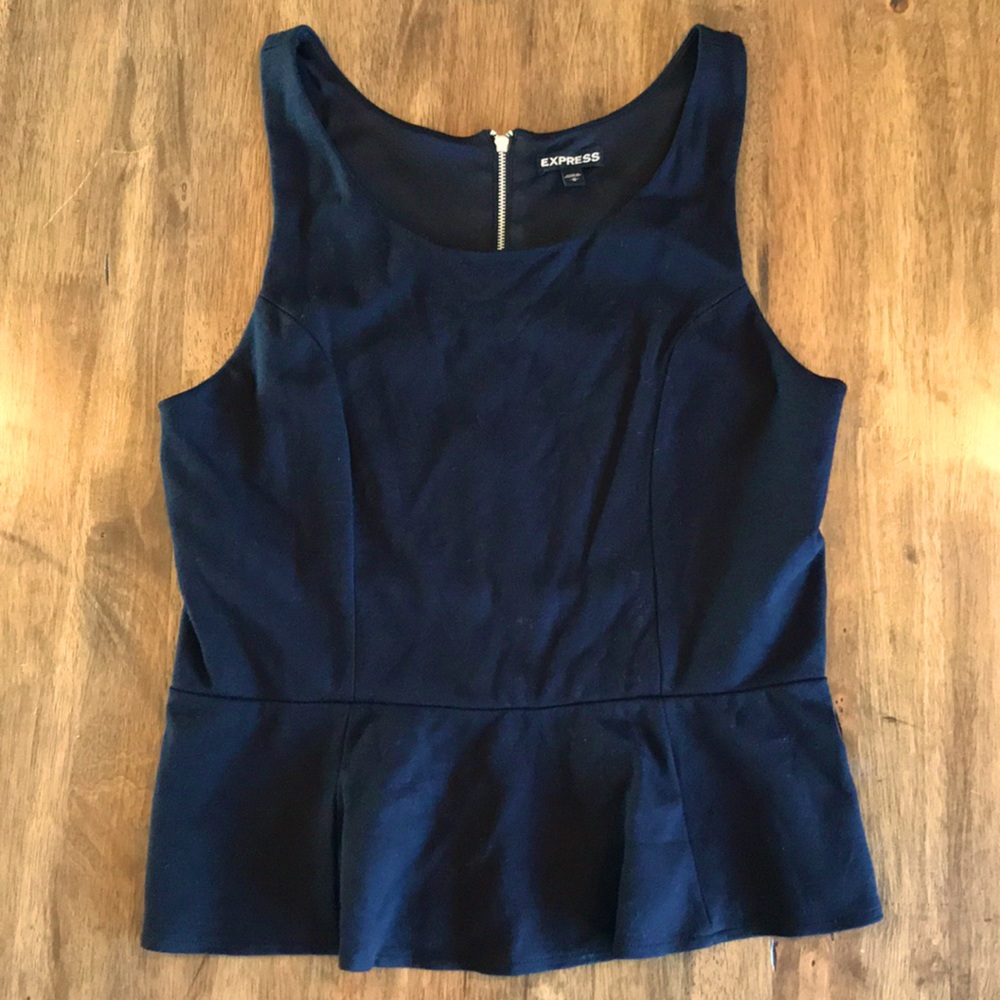 Express peplum dress-top